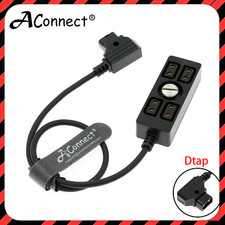 For Anton Bauer V-Mount ARRI RED Camera Dtap Male to 4 Dtap Female Splitter 40cm