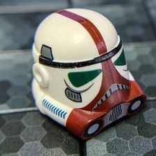 Flame Clone Trooper Helmet Red, Phase 3 - Clone Army Customs