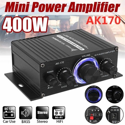 Home Power Amplifiers 2 Channel USB Remote Control HIFI Digital Amplifier Stereo - Picture 28 of 28