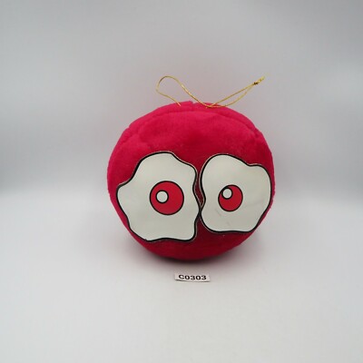 Puyo Puyo C0303 Compile RED Puyo Ball Suction SEGA 1994 Plush 4'' Toy Doll Japan