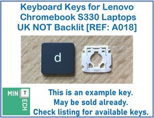 Keyboard Replacement Keys for Lenovo Chromebook S330, UK Layout, NOT Backlit