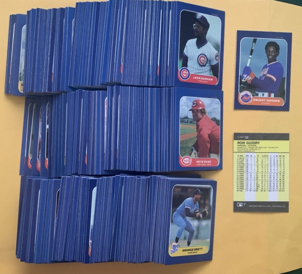 1986 Fleer Mini "Classic Miniatures" SET BREAK - stars, commons, rookies, HOFers - Image 1 of 1