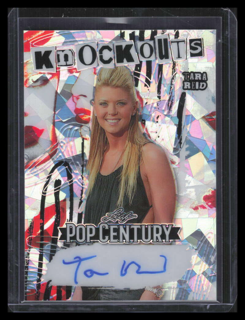 2023 Leaf Pop Century Metal Knockouts Autographs Crystal Tara Reid