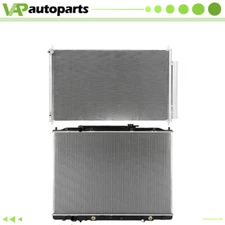 Aluminum Radiator & Condenser Cooling Assembly For 2009 2010-2015 Honda Pilot