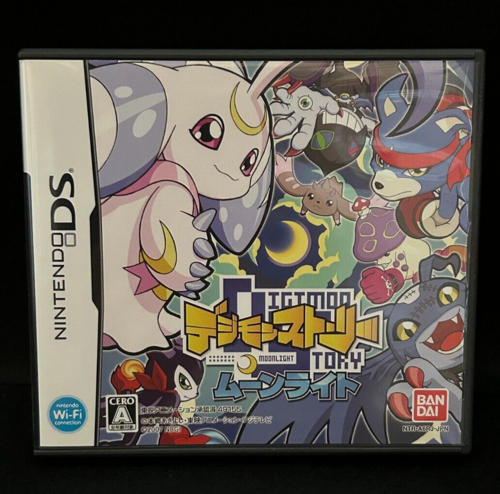Digimon Story: Moonlight with manual Nintendo DS Japanese Version