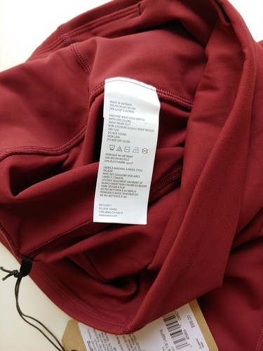 NWT prAna Layna 7/8 Legging Size Medium Maroon Yoga Pants - Picture 5 of 6