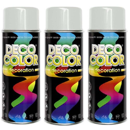 DECO COLOR 3er Sparpack 400ml Lackspray Sprühlack Sprühfarbe Lack Farbe wählbar - Bild 59 von 112