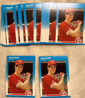 Twenty-five (25) 1987 Fleer Update Baseball Paul O Neill #U-94 Cincinnati Reds