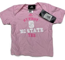 Adidas Infant Girls My First NS State T-Shirt Cap Sleeves Pink Size 24 Mths NWT