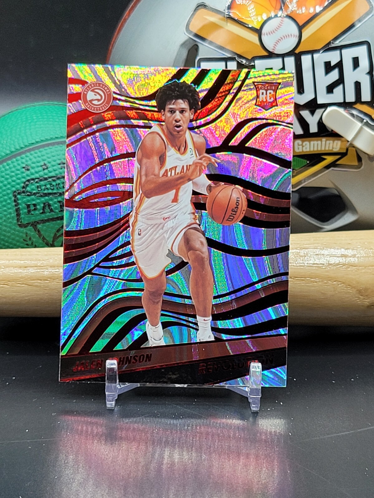 Jalen Johnson Rookie Card 2021-22 Panini Revolution #103 Rookie Hawks (CB)