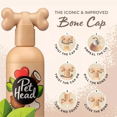 Pet Head Dog Shampoo For Sensitive Soul and Delicate Skin, 300ml Coconut  - Picture 4 of 5