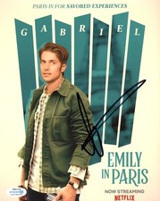 Lucas Bravo Emily in Paris Autographed Signed 8x10 Photo ACOA
