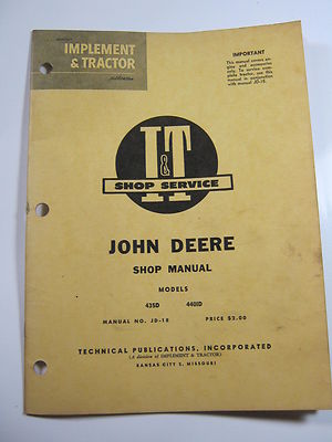 JOHN DEERE  435D 440ID SHOP MANUAL I&T