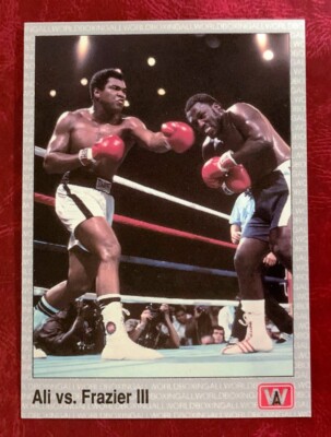MUHAMMAD ALI vs. JOE FRAZIER III Boxing 1991 AW Sports Card #148