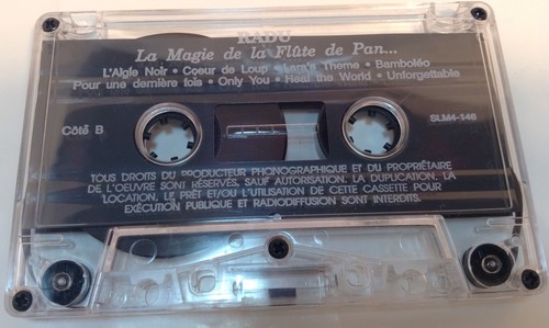 CONTANTIN RADU Tape Cassette LA MAGIE DE LA FLUTE DE PAN Musicor Canada SLM4-146 - Picture 5 of 8