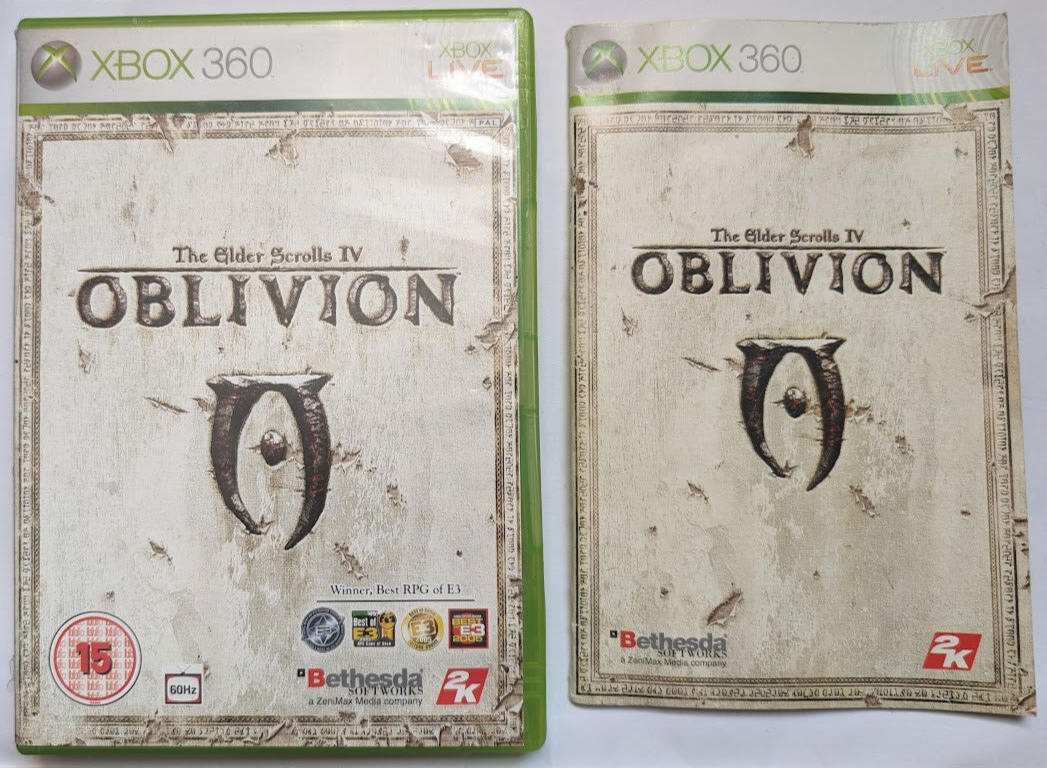The Elder Scrolls IV: Oblivion (Microsoft Xbox 360, 2005 w/ Manual)