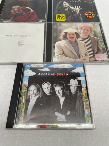 5 Rock Music CDs Stevie Nicks Janis Joplin Simon Garfunkel Taylor Lot - Picture 4 of 6