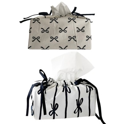 Adorable Bowknot Designs Tissue Pack Convenient for School Shopping Outings