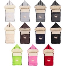 Lammwolle Winterfußsack Hörnchen Baby Fußs...
