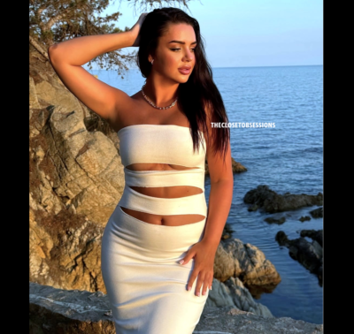 購入者決定済　Back Lace-Up Long Dress Drawstring Backless Lace Up Long Dress – COMMENSE