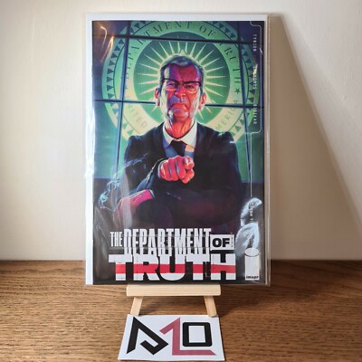 DEPARTMENT OF TRUTH #10 TIAGO DA SILVA TRADE/VIRGIN VARIANT SET IN HAND