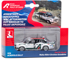 WRC Fiat 131 Abarth Collectible Car Rally Acropolis 1/43 Scale Winner 1978