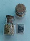 1 Gram .999 Silver VALCAMBI SUISSE Bar + 2 Jars of 24K GOLD Flakes Lot 2¹