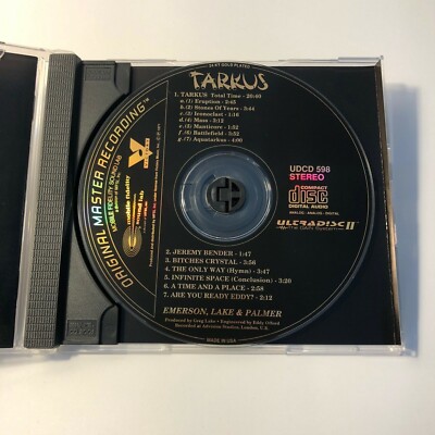 Tarkus by Emerson, Lake & Palmer-24k Gold CD Ultradisc Mobile