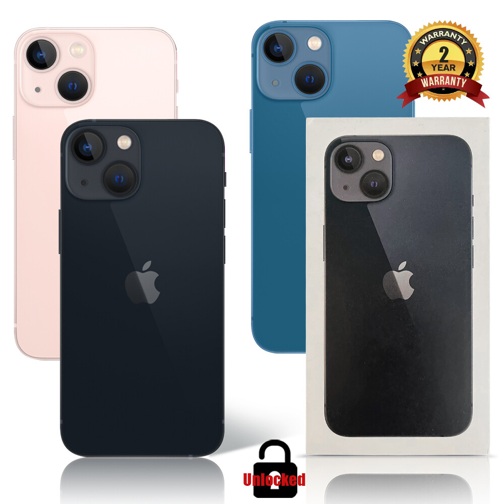 New Apple iPhone 13 A2482 128GB 256GB Factory Unlocked All