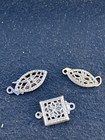 Lot Of 3 Sterling Silver Pearl Necklace Clasps — photo 5