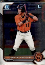 2022 Bowman #BCP-26 Anthony Rodriguez Chrome Prospects