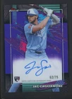 2026 Topps Finest Purple Refractor Jac Caglianone Royals RC Rookie AUTO /75