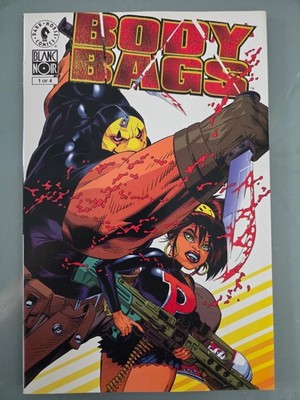 BODY BAGS #1 (1996) JASON PEARSON 1ST APPEARANCE CLOWNFACE & PANDA! BONUS #4