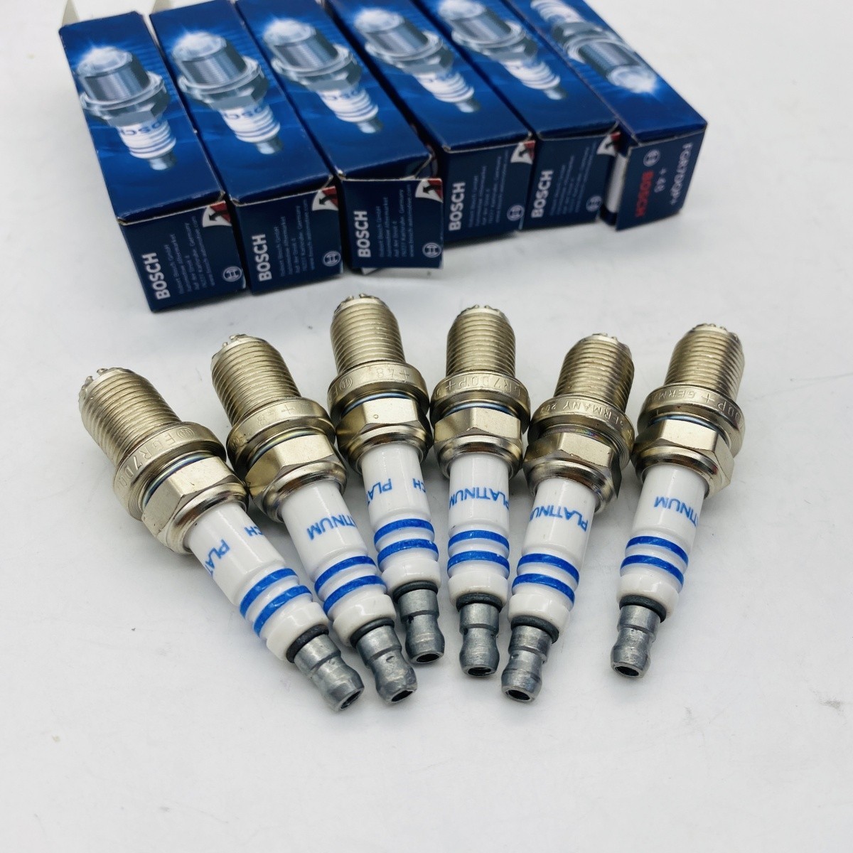 6x FGR7DQP Spark plugs For BMW X5 E34 530i E39 540i E60 0258017098