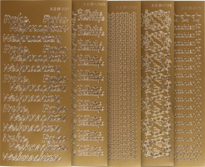 VBS Reliefsticker-Set ''Frohe Weihnachten''