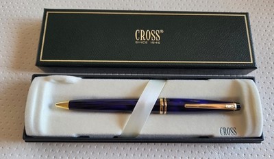 Cross Radiance Oceania-Blue with Gold Trim Pen #822-2 New in Box