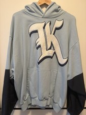 Karl Kani Herren Hoodie 2XL Blau/Schwarz Logo...