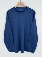 Patagonia Capilene Midweight Base Layer Men’s Large Blue Long Sleeve Polartec