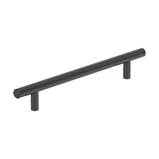 Amerock Bar Pulls 6-5/16 inch (160mm) Center-to-Center Matte Black Cabinet Pu...