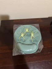 Stylish Frog Themed Mouse Pad With Wrist Rest NWT