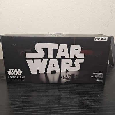 Paladone STAR WARS LOGO LIGHT Wall Mountable and Freestanding 2 Light Modes NEW