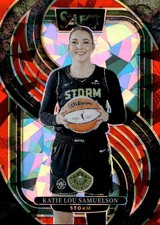 2025 Panini Select WNBA Katie Lou Samuelson Premier Level Red Ice Prizm /299