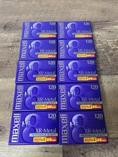 Lot of 10 Maxell XR-Metal 120 Professional Quality Digital Hi 8mm Video Tape NEW