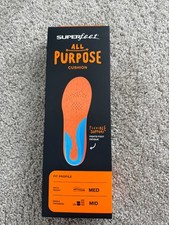 Superfeet All Purpose Cushion Insoles Medium Mid Flexible Support New