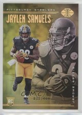 2018 Illusions Trophy Collection Gold /499 Jaylen Samuels Jerome Bettis HOF 0l1