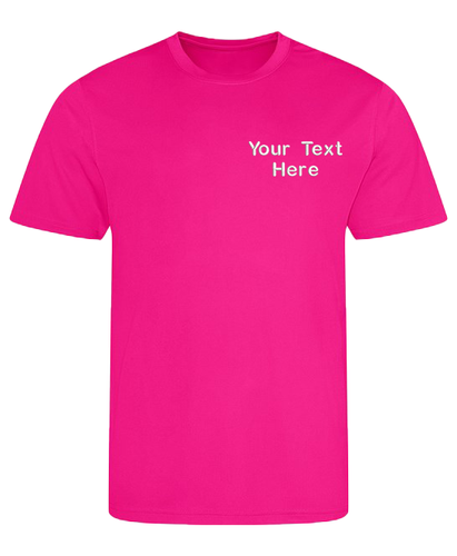 Custom Embroidered AWDis Cool T-Shirt Your Text/Logo Workwear Top Casual JC001 - Picture 7 of 14