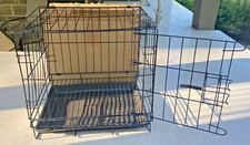 XXS Small Dog Crate Kennel Folding Metal Tray Pan Pet Wire Puppy Cage Breed Size
