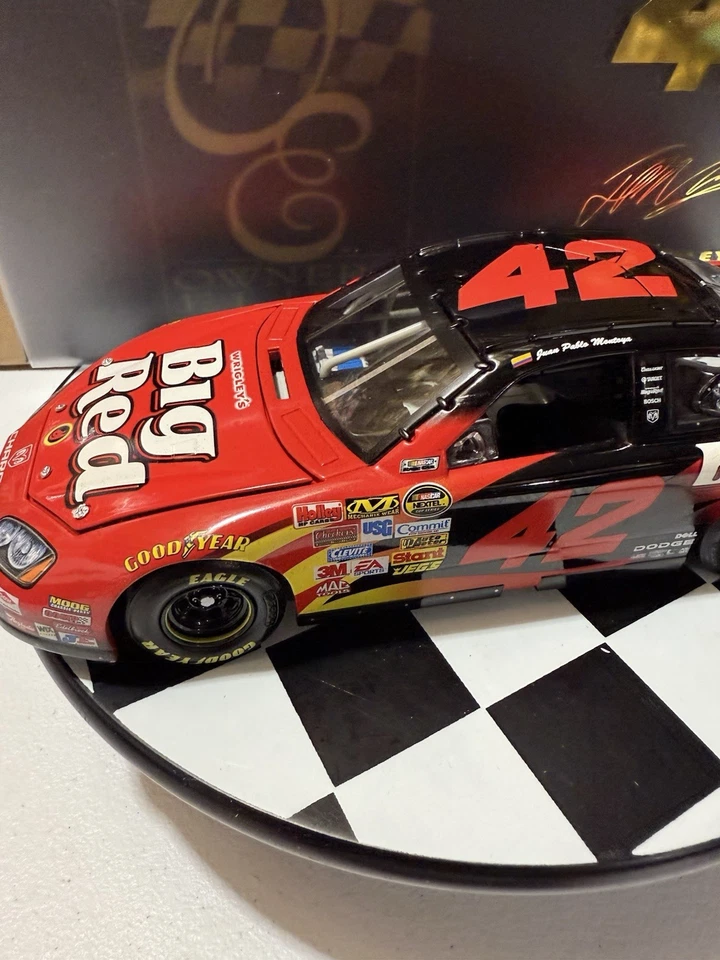 Juan Pablo Montoya #42 Big Red OWNERS ELITE 2007 1/24 Nascar Diecast Foto 4 de 4