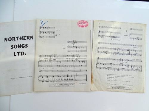THE BEATLES TICKET TO RIDE, DAY TRIPPER 8 DAYS A WEEK SHEET MUSIC NORTHERN SONGS - Picture 4 of 7