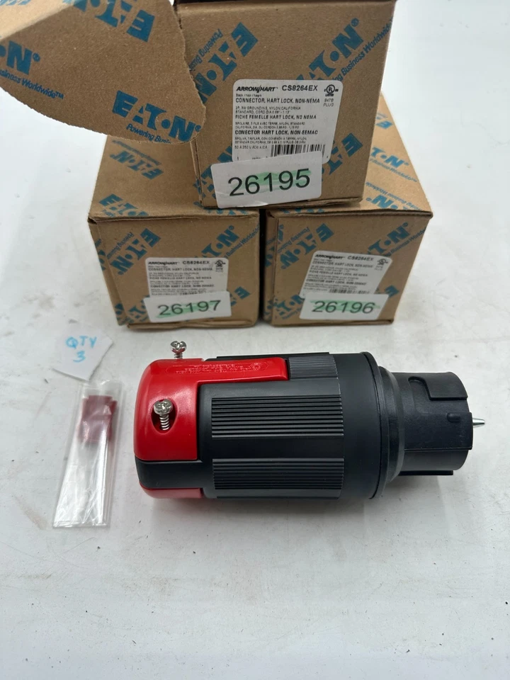 Conector Hart-Lock Arrow Hart CS8264EX 50A 250V (1 CAJA POR PEDIDO) Foto 2 de 3